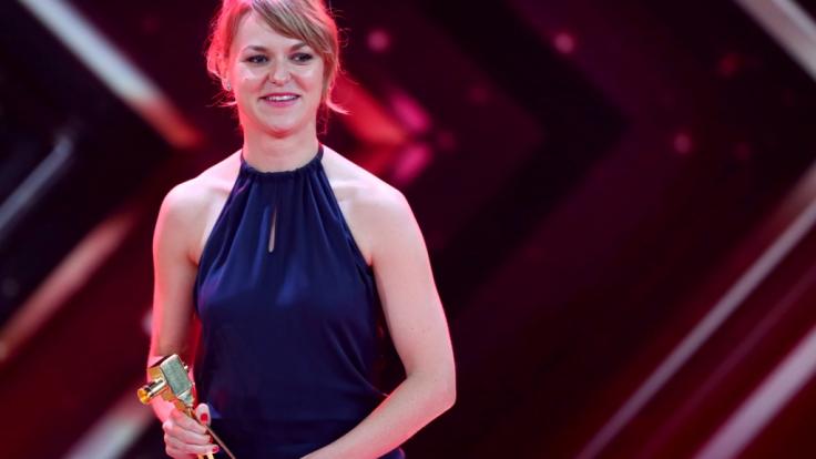 Lisa Wagner gewann die Goldene Kamera als