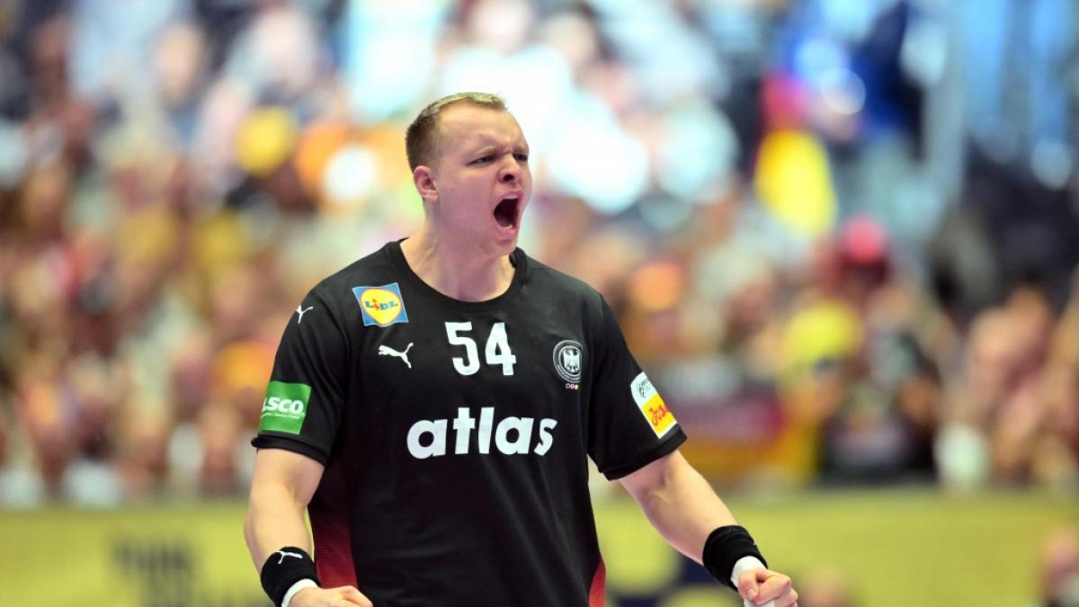 Der deutsche Handballer Justus Fischer gibt in den Spielen immer alles. (Foto)