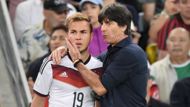 Götze kurz vor seiner Einwechslung im WM-Finale 2016.