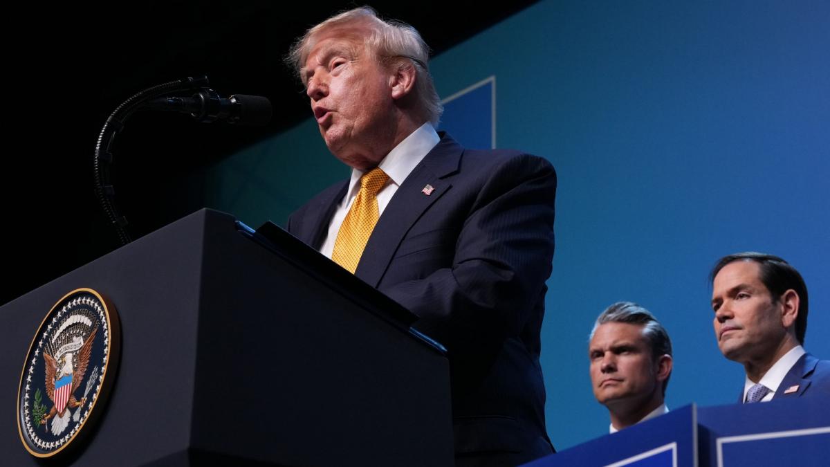 Innerhalb von nur 24 Stunden hat das US-Milit&auml;r den Iran zweimal massiv bombardiert &ndash; und Pr&auml;sident Trump k&uuml;ndigt bereits die n&auml;chsten Schl&auml;ge an. (Foto)