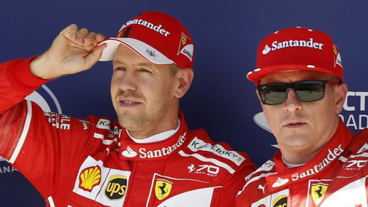 Vettel und Räikkönen fuhren beim Großen Preis von Ungarn einen Ferrari-Doppelerfolg ein.