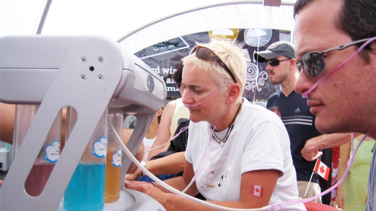 Sauerstoffbars erfreuen sich in den USA ungebrochener Beliebtheit.Auch in Deutschland w&auml;chst die Nachfrage. (Foto)