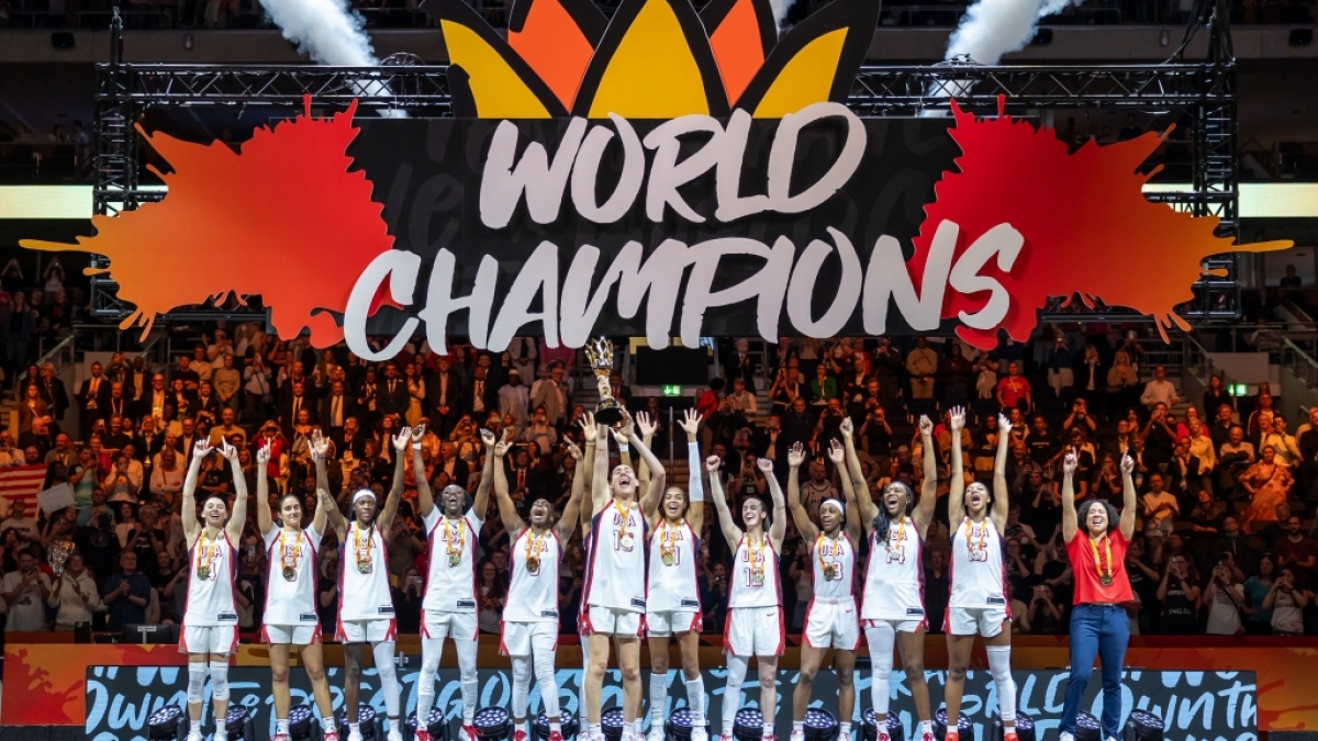 Bei der Basketball-WM der Frauen holten die USA den Titel. (Foto)