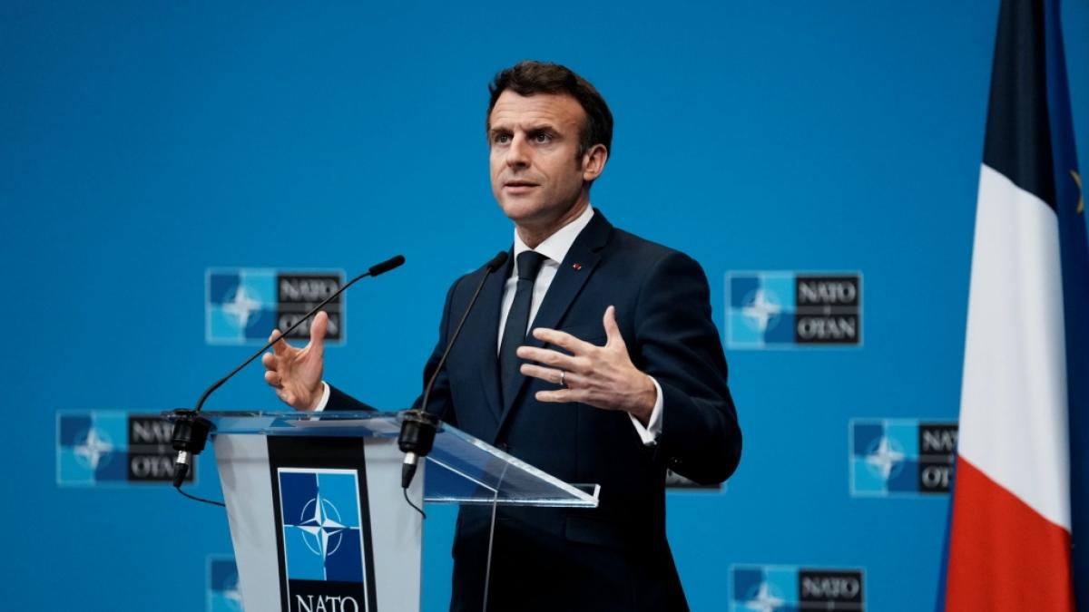 Emmanuel Macron hat nach dem Nato-Sondergipfel erkl&auml;rt, dass weitere Waffen in die Ukraine geliefert werden. (Foto)