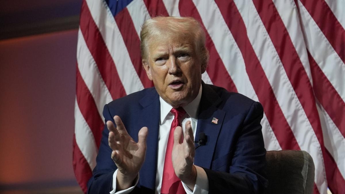 Donald Trump ist nun bereit f&uuml;r TV-Debatte mit Kamala Harris. (Foto)