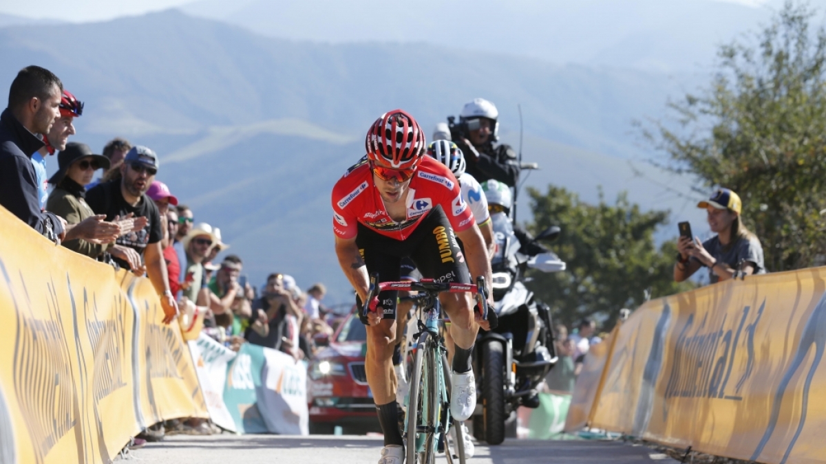 Der Slowene Primoz Roglic konnte sich 2019 als Sieger der Vuelta a Espana durchsetzen - wie wird sich der Radprofi vom Team Jumbo-Visna in diesem Jahr schlagen? (Foto)