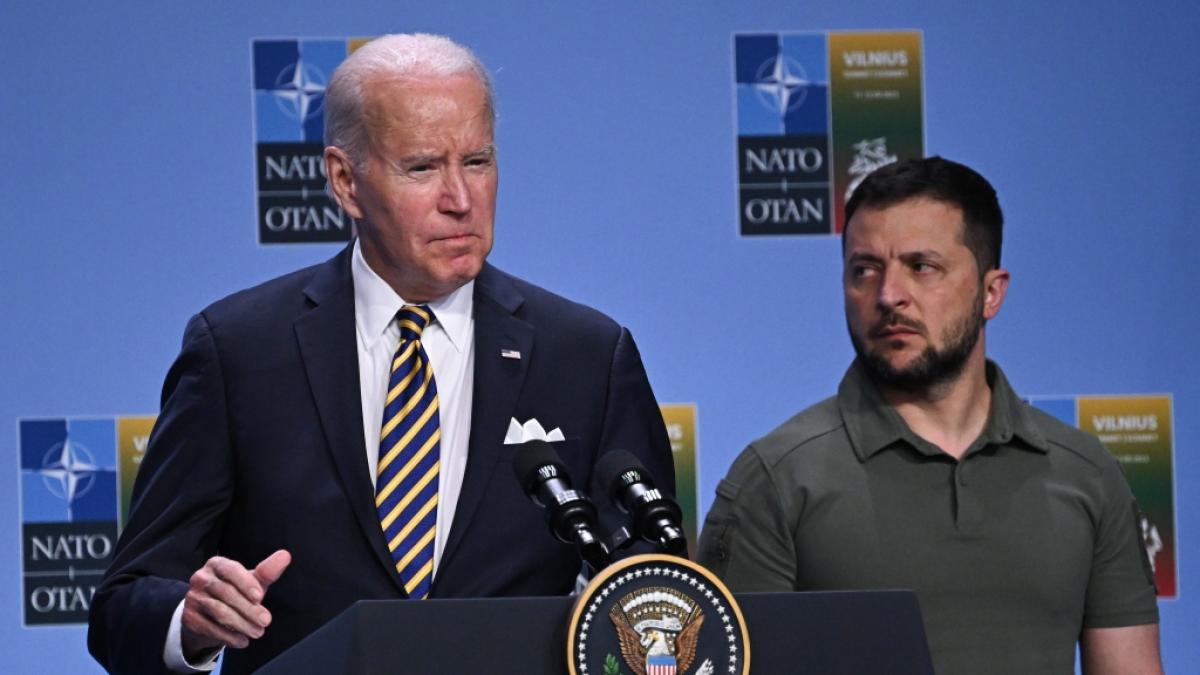 Das wird Wolodymyr Selenskyjgar nicht gefallen: Joe Bidens Leute sollen heimlich Gespr&auml;che mit Russland gef&uuml;hrt haben. (Foto)
