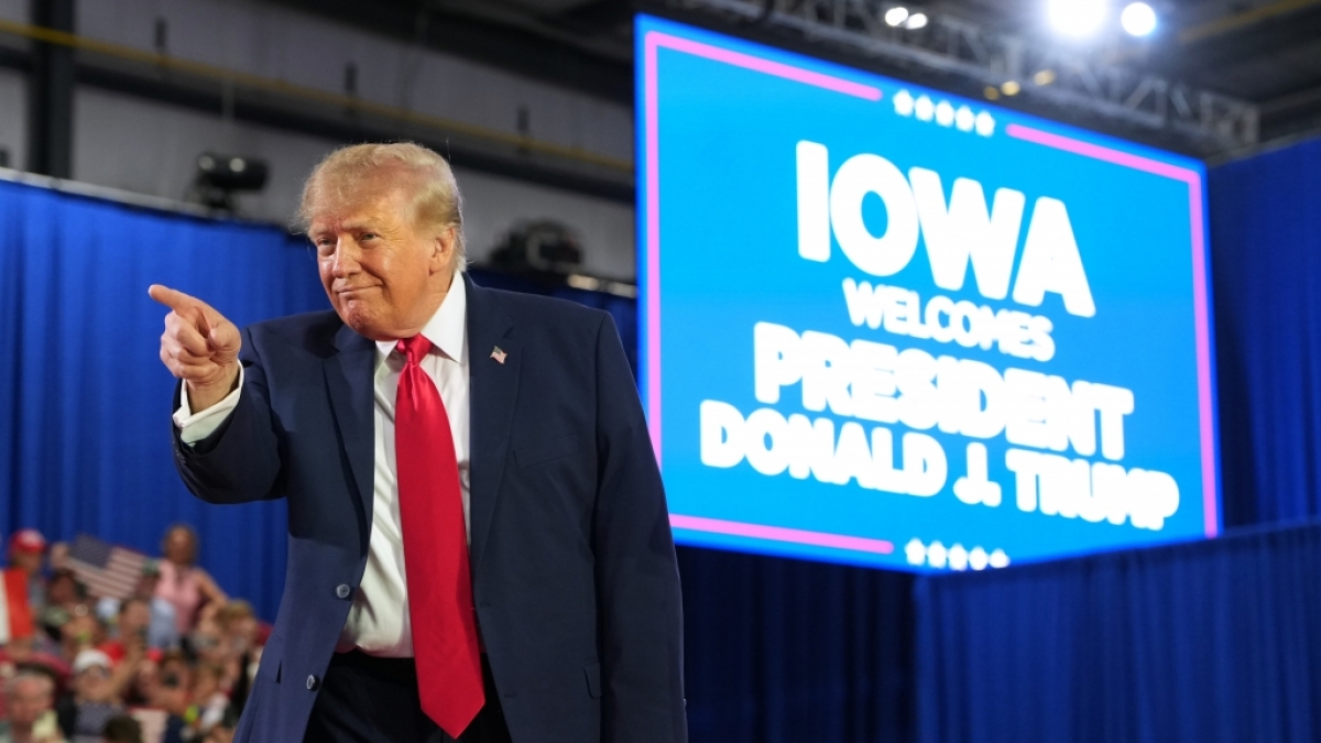 Donald Trump sorgt mit verwirrter Rede f&uuml;r Spott (Foto)