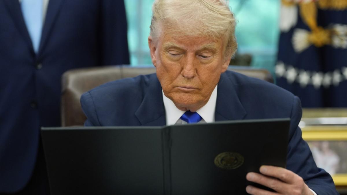 Donald Trump scheffelt mit seinen Token Millionen. (Foto)