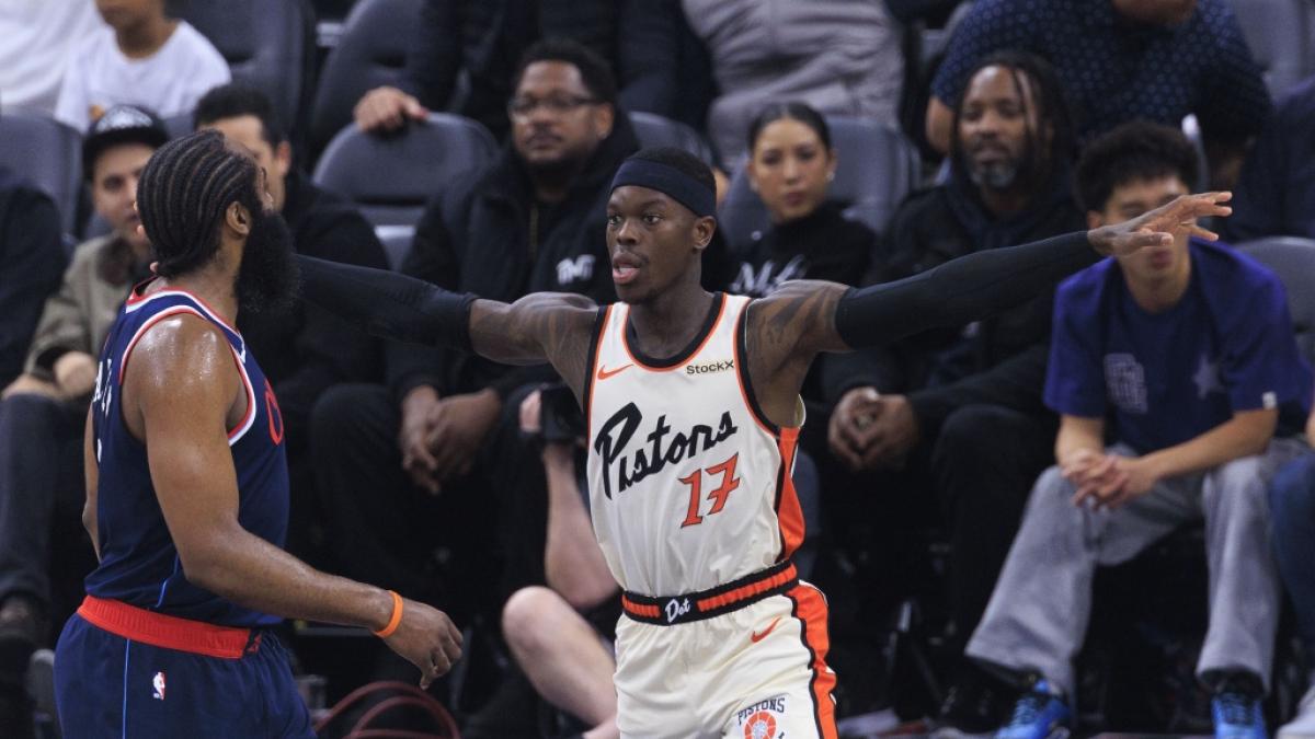 Dennis Schr&ouml;der von den Detroit Pistons posiert, am 05.03.2025. (Symbolbild) (Foto)