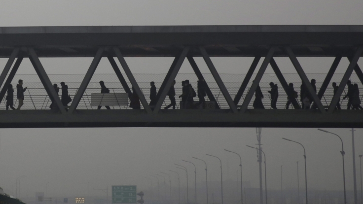 Hier ist frische Luft Mangelware. Smog-Alarm wird in chinesischen Metropolen immer häufiger ausgerufen.