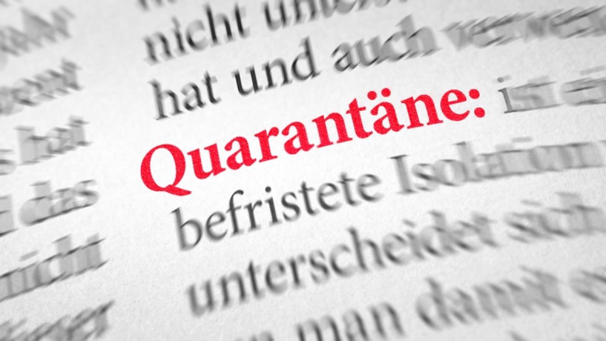 Welche Rechte und Pflichten habe ich im Fall einer Quarant&auml;ne bzw. Isolation?&nbsp; (Foto)