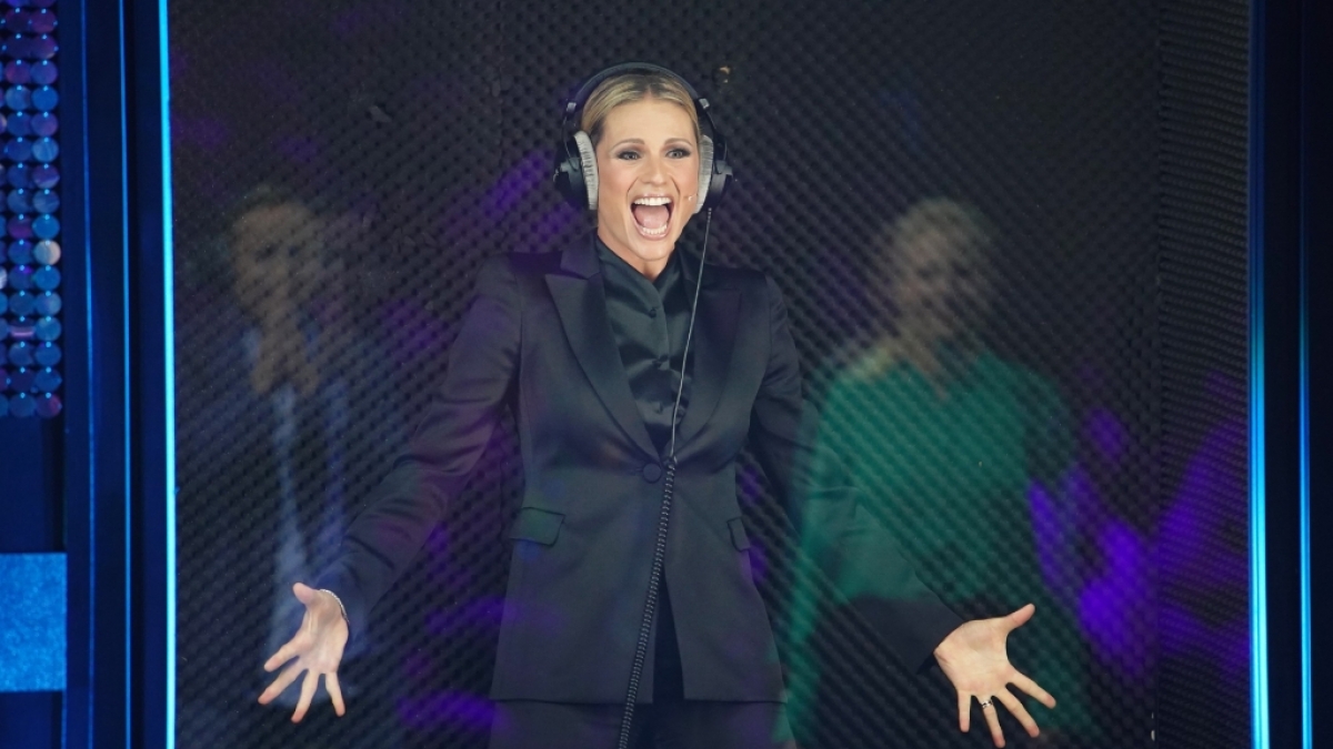 Michelle Hunziker platzt mitten in TV-Show die Hose (Foto)