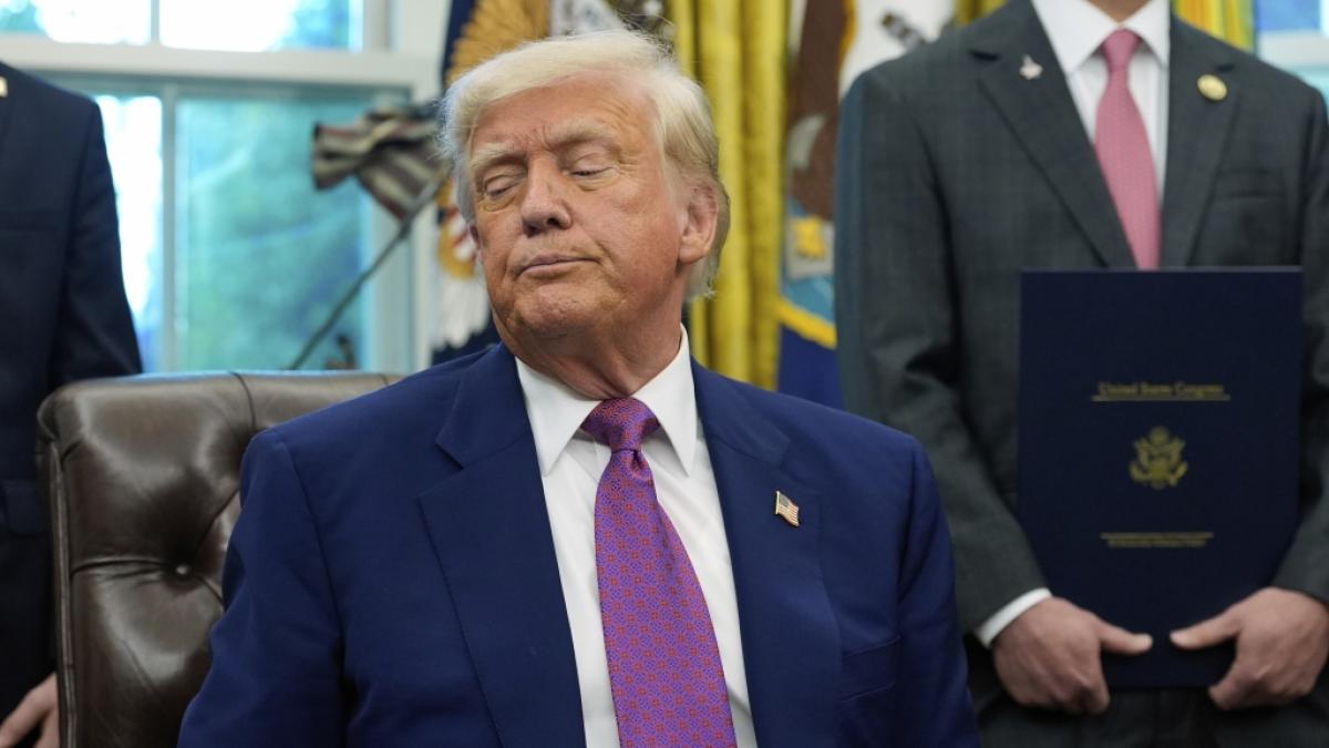 F&uuml;r Donald Trump sind neue Umfrageergebnisse alarmierend. Minderheiten, die dem Republikaner 2024 zum Wahlsieg verhalfen, sehen ihn zunehmend kritischer. (Foto)