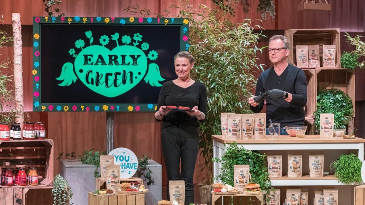 Die Gr&uuml;nder:innen Nicole und Bernd Seller wollen mit Early Green eine fleischfreie Alternative zu Steak, Gyros und Burger bieten. (Foto)