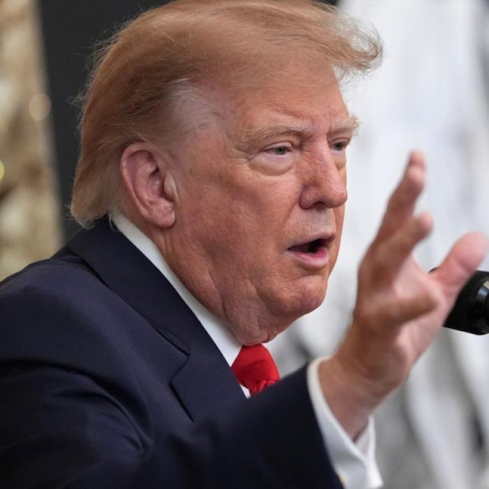 Donald Trump nutzte den US-amerikanischen Columbus Day für eine bissige Attacke.