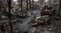 In der ukrainischen Stadt Butscha, 25 Kilometer nordwestlich der Hauptstadt Kiew, bietet sich nach dem Rückzug der russischen Armee ein Bild des Grauens.