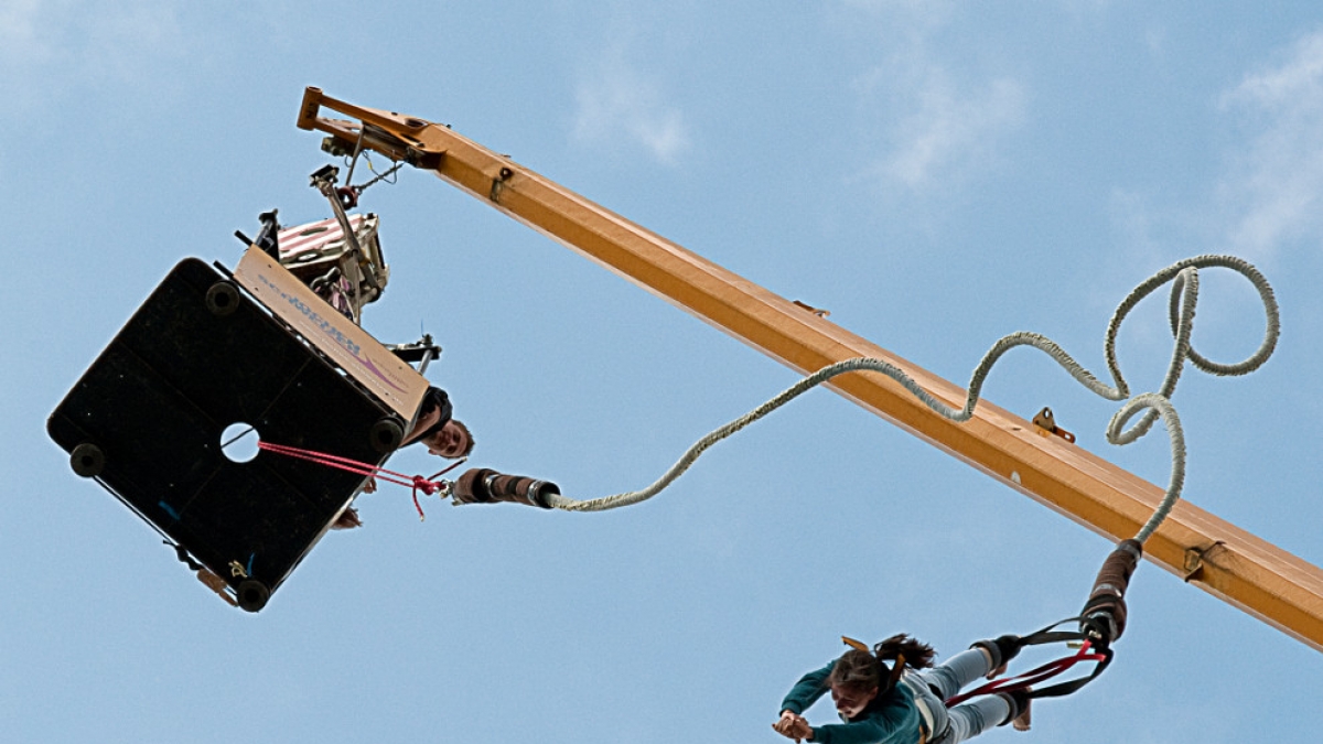Gef&auml;hrliches Hobby: Bungee Jumping. (Foto)