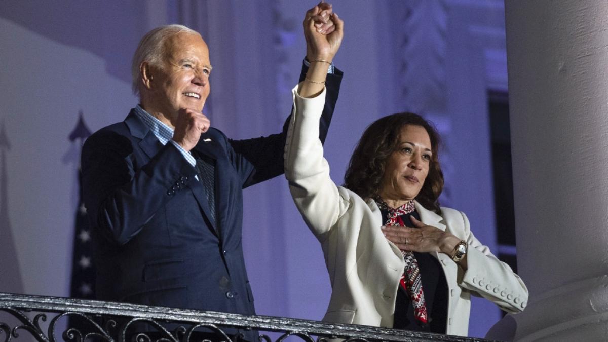 Nachdem der amtierende US-Präsident Joe Biden nicht erneut bei den Präsidentschaftswahlen kandidieren will, soll Kamala Harris nun den Wahlsieg für die Demokraten holen und eine Rückkehr von Donald Trump ins Weiße Haus verhindern. (Foto)