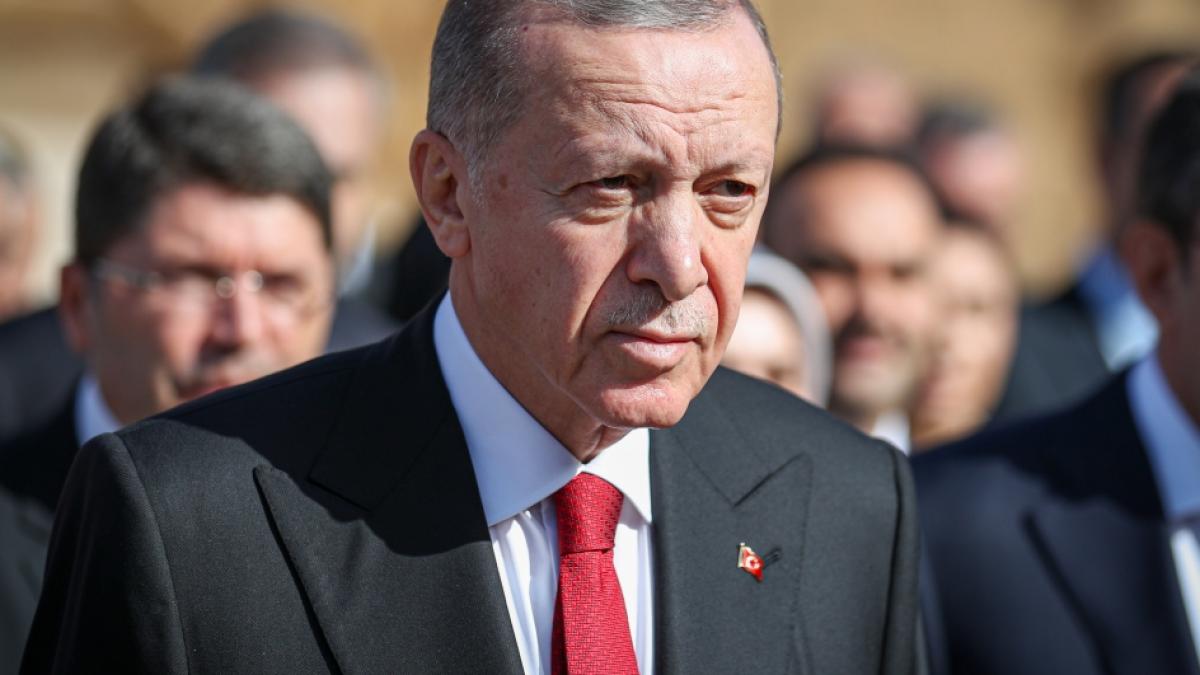 Recep Tayyip Erdogan warf dem Westen vor, "der Hauptschuldige an den Massakern im Gazastreifen" zu sein. (Foto)