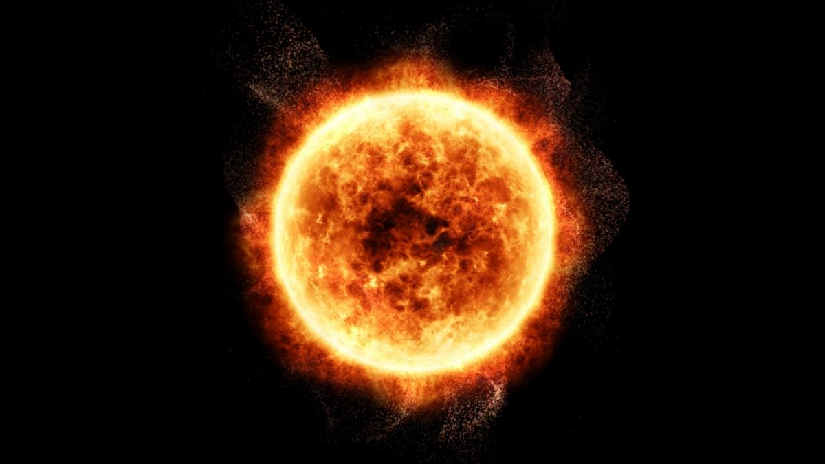 Ein Sonnensturm rast auf die Erde zu. (Foto)