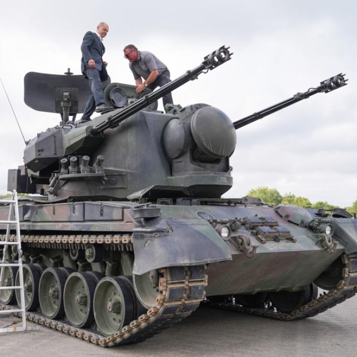 Video aufgetaucht! Soldaten zeigen deutschen Gepard-Panzer in Donezk