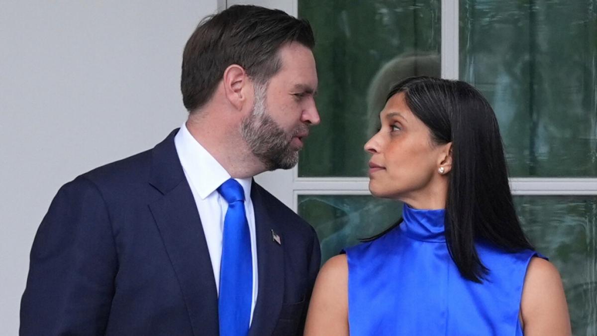 J.D. Vance und Ehefrau Usha Vance. (Foto)