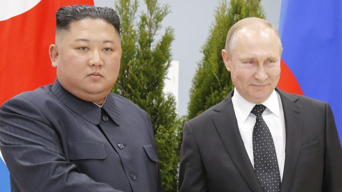 Kim Jong Un hat offenbar einen tierischen Deal mit Wladimir Putin. (Foto)