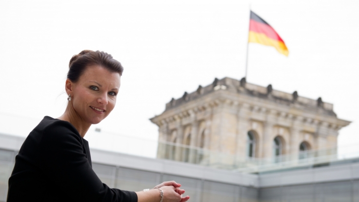 Jana Schimke wurde zur heißesten Politikerin gewählt.