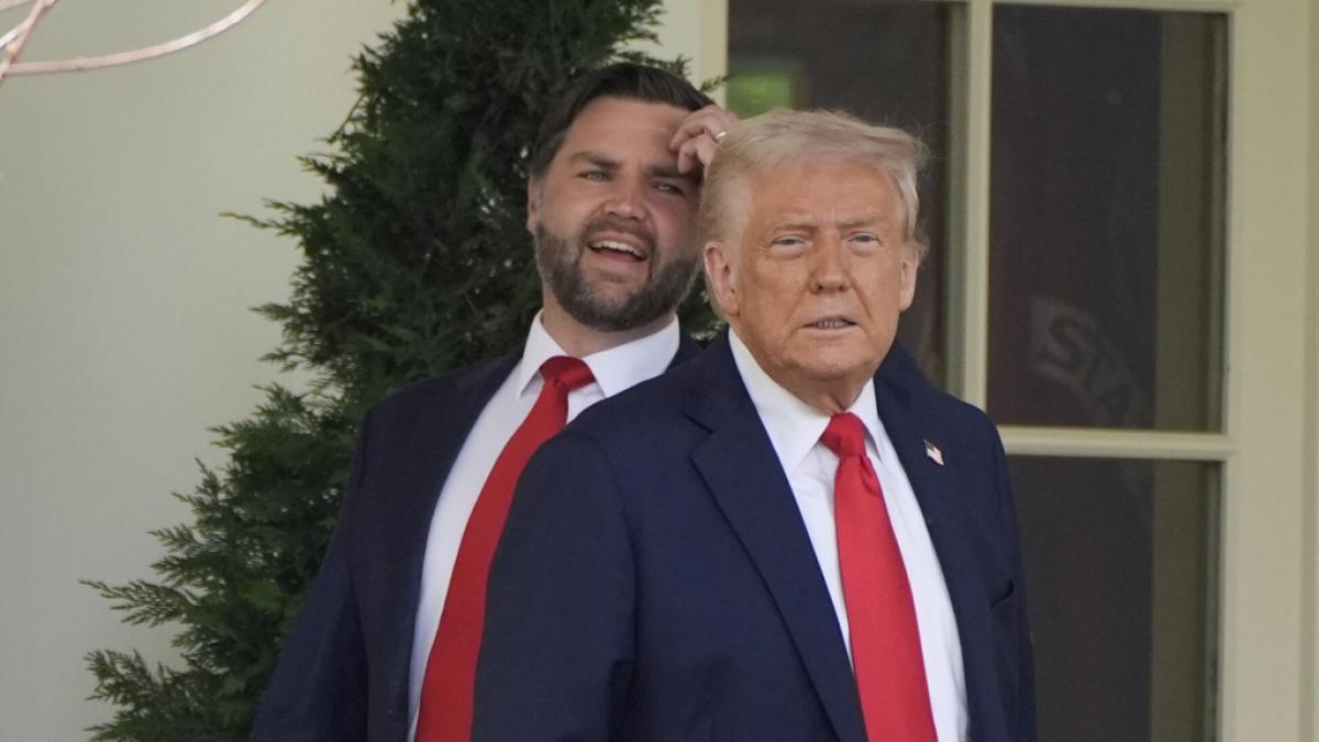 Donald Trump zeigte sich &uuml;berrascht von Vance' Aussagen. (Foto)