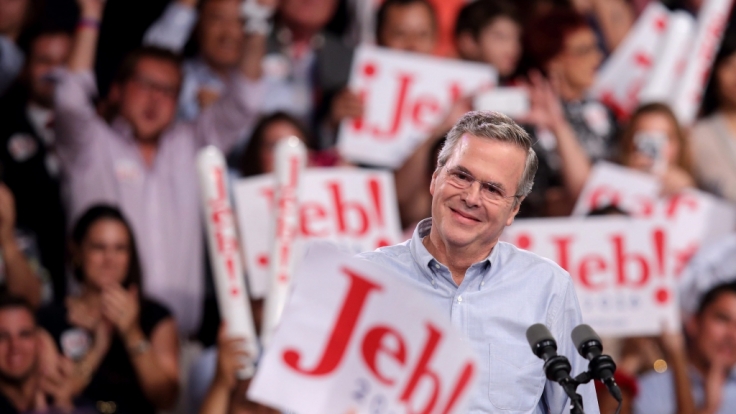 Jeb Bush kandidiert als Präsident der USA.