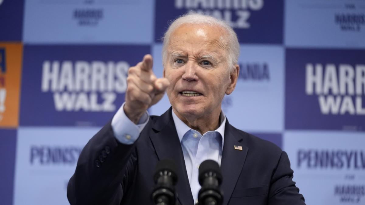 Wollte Joe Biden Kamala Harris die Show stehlen? (Foto)