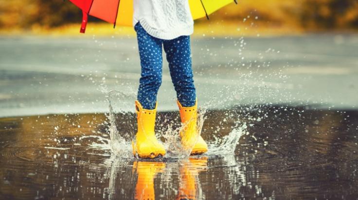 Wettervorhersage: Es wird regen geben.