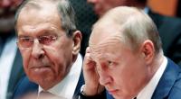 Wladimir Putin mit seinem Außenminister Sergej Lawrow.