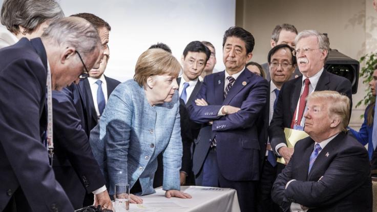 Beim G7-Gipfel sorgte Donald Trump für einen Eklat.