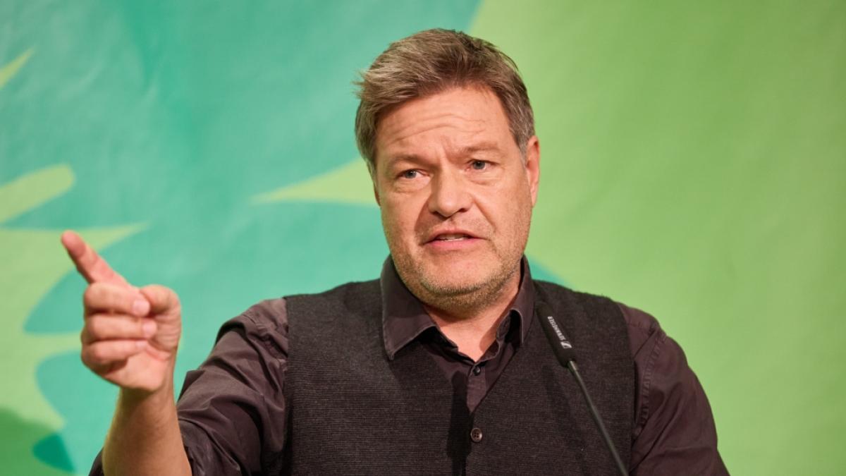 Kanzler-Kandidat Robert Habeck hat ein geplantes TV-Duell der Rundfunksender ARD und ZDF mit AFD-Kandidatin Alice Weidel abgesagt. (Foto)