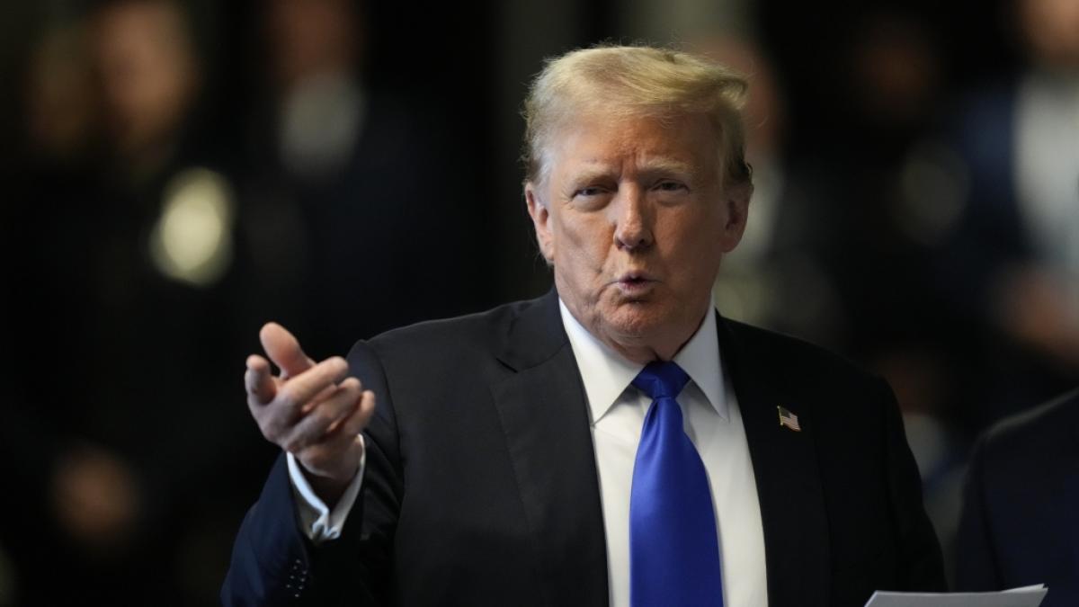 Donald Trump darf trotz seiner Verurteilung im Schweigeld-Prozess bei der US-Wahl 2024 antreten. (Foto)