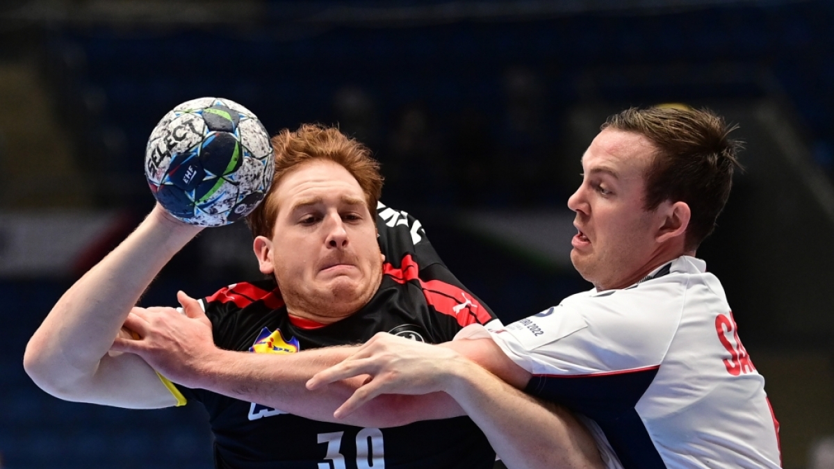 F&uuml;r die Handball-WM 2025 wurde Lukas Stutzke von Bundestrainer Alfred Gislason f&uuml;r die Nationalmannschaft nachnominiert. (Foto)