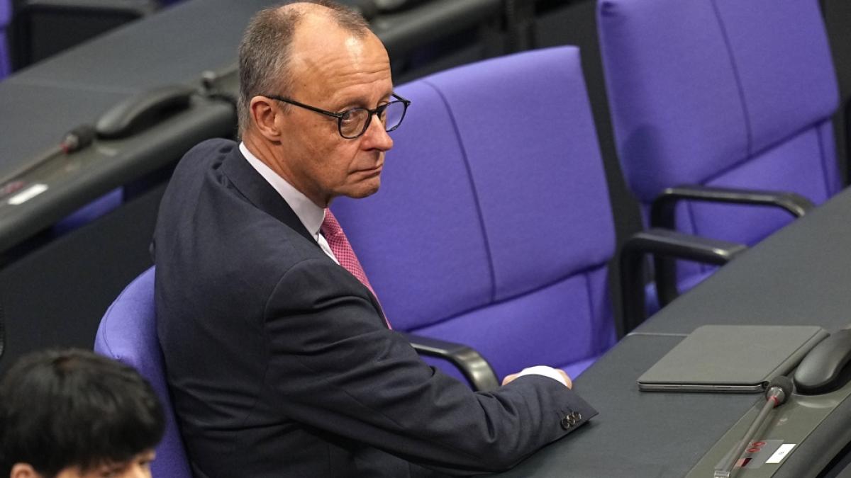 Friedrich Merz (CDU) hat im Bundestag eine Mehrheit f&uuml;r sein "Zustrombegrenzungsgesetz" verfehlt. (Foto)