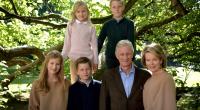 Die belgische Königsfamilie um König Philippe und Königin Mathilde - hier mit den Kindern Elisabeth, Gabriel, Emmanuel und Eléonore - kann ihre Vorfahren auf die Coburger Dynastie zurückführen.