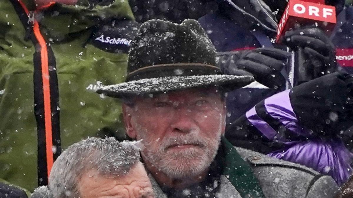 Arnold Schwarzenegger verpasst seit Jahren kaum ein Hahnenkammrennen in Kitzb&uuml;hel. (Foto)