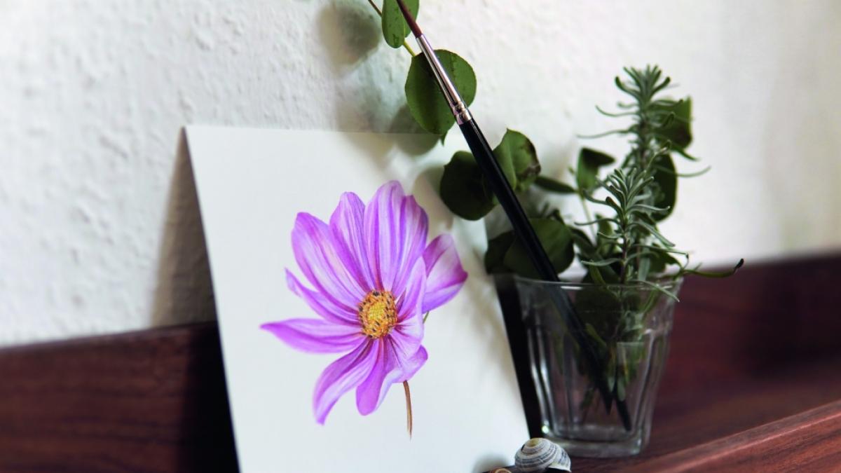 Naturmotive sind ein toller Einstieg in die Aquarell-Malerei. (Foto)
