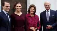 Kronprinzessin Victoria von Schweden strahlt mit ihrem Ehemann Prinz Daniel, ihrer Mutter Königin Silvia und ihrem Vater Carl XVI. Gustaf von Schweden um die Wette.