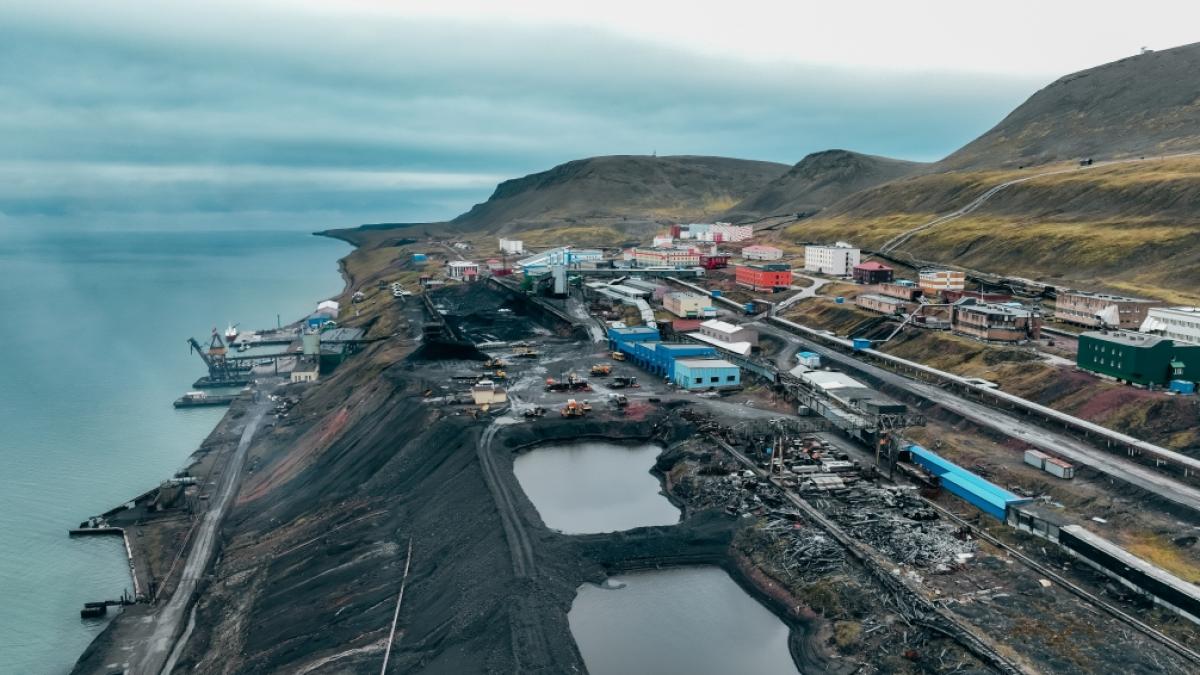 Russland betreibt auf Spitzbergen seit &uuml;ber einem Jahrhundert Bergbau. (Foto)