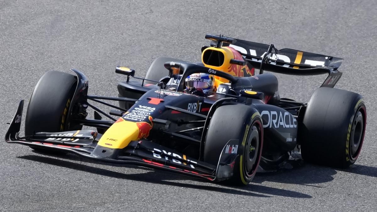 Max Verstappen im Boliden von Red Bull: Vom 19. bis 21. April trifft sich die Formel-1-Elite beim Gro&szlig;en Preis von China. (Foto)