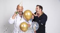 Lutz Schweigel, li. als Joe und Martin Wernicke als Basti zum zehnjährigen Jubiläum von 