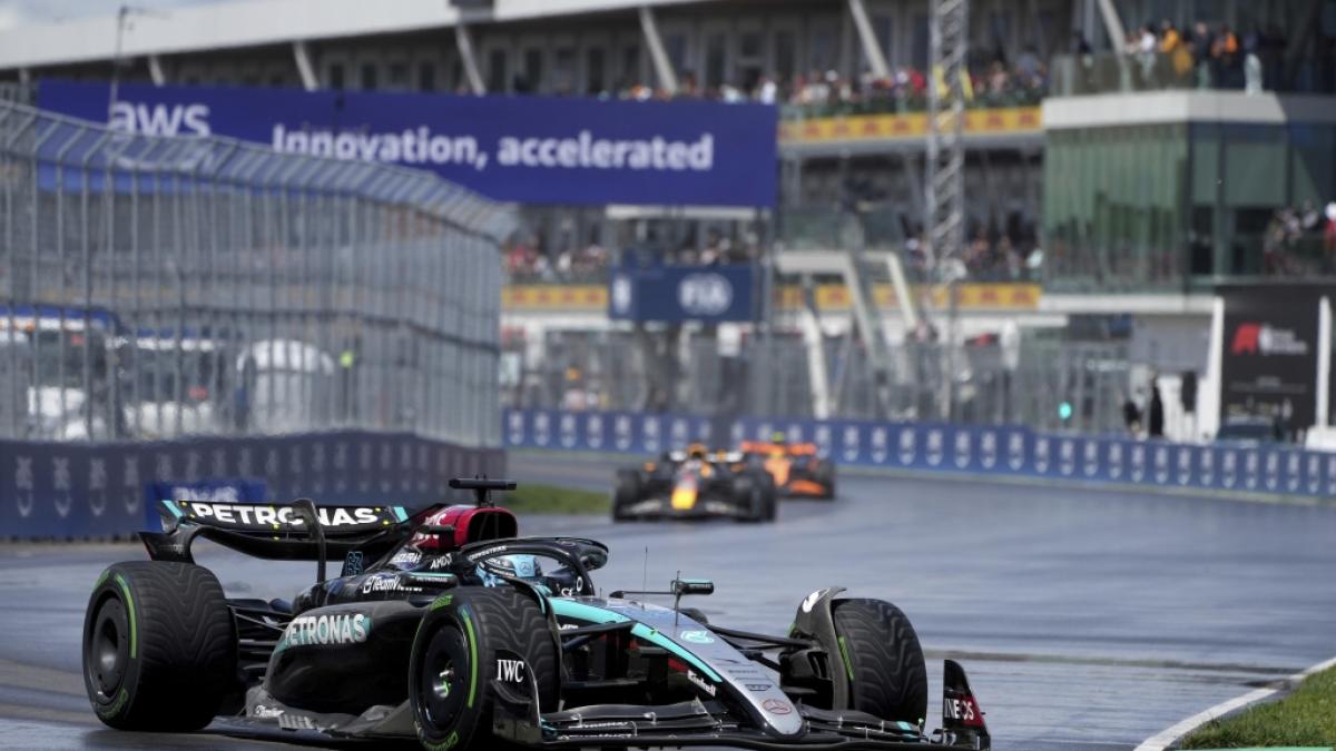 Mercedes-Pilot George Russell aus Gro&szlig;britannien in Aktion. (Foto)