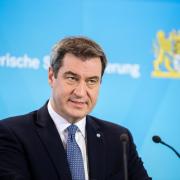 Markus Söder hält Regierungserklärung zu Coronakrise.