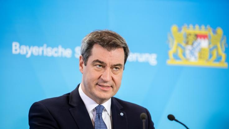 Markus Söder hält Regierungserklärung zu Coronakrise.