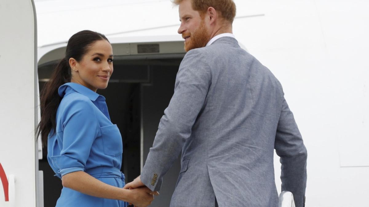 Diese Flugreise werden Meghan Markle und Prinz Harry so schnell nicht vergessen ... (Foto)